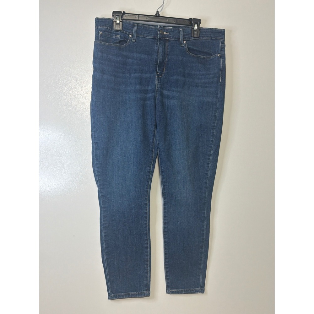 Signature by Levi Strauss Womens Mid Rise Skinny Crop Jeans Medium Wash 16 W33